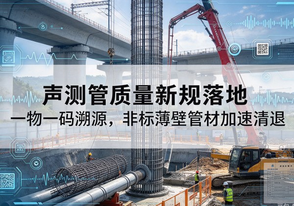 海安声测管质量新规落地，一物一码溯源，非标薄壁管材加速清退